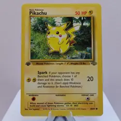 Pokemon TCG - Pikachu 60/64 Jungle Common 1st Edition WOTC 1999 - LP - Image 2