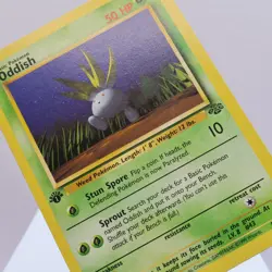 Pokemon TCG - Oddish 58/64 Jungle Common 1st Edition WOTC 1999 - EXC - Image 1