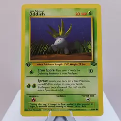 Pokemon TCG - Oddish 58/64 Jungle Common 1st Edition WOTC 1999 - EXC - Image 2