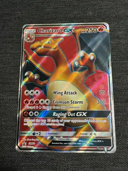 Charizard GX SM60 Sun & Moon Full Art Ultra Rare Holo Promo Pokemon - Image 1