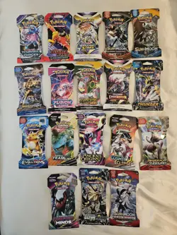 Mystery Sleeved Pokemon Booster Pack- Team Up, Cosmic Eclipse, Ancient Origins🔥 - Image 1