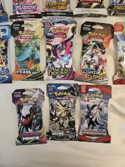 Mystery Sleeved Pokemon Booster Pack- Team Up, Cosmic Eclipse, Ancient Origins🔥 - Image 4