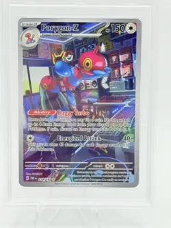 2023 POKEMON PAR EN-PARADOX RIFT ILLUSTRATION RARE #214 PORYGON-Z PSA 9 - Image 2