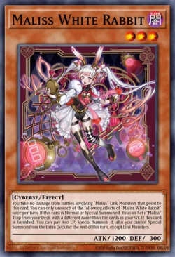 Yugioh! Mega Tins 2025 PREORDER 1x PScR Maliss White Rabbit - Image 1