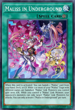 Yugioh! Mega Tins 2025 PREORDER 1x PScR Maliss in Underground - Image 1