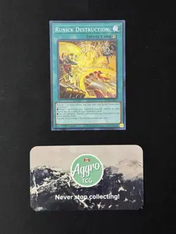 Runick Destruction - Yugioh TAMA-EN031 1st Edition Super Rare NM - Image 1