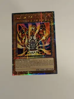 Yugioh Lava Golem (Quarter Century Secret Rare) RA01-EN001 25th - Image 1