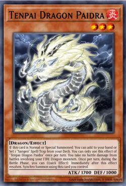 Yugioh! Mega Tins 2025 PREORDER 1x PScR Tenpai Dragon Paidra - Image 1