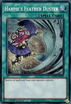 Yugioh! Harpie's Feather Duster (harpie art) STARLIGHT Rare MP25-EN016 ships 9/5 - Image 1