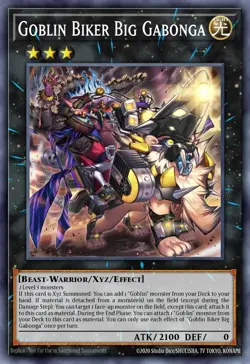Yugioh! Goblin Biker Big Gabonga STARLIGHT Rare 2025 tin MP25-EN002 ships 9/5 - Image 1