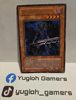 YUGIOH GUARDIAN BAOU RARE DCR PLAYED 1ST EDITION - Image 1