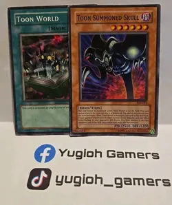 YUGIOH TOON WORLD TOON SUMMONED SKULL COMMON PLAYED - Image 1