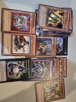 50 Assorted YuGiOh Cards with Rares & Super Rare (random lot of cards) - Image 1