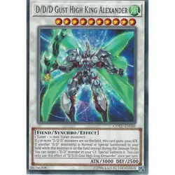 COTD-EN040 D/D/D Gust High King Alexander Rare 1st Edition Near Mint YuGiOh TCG - Image 1