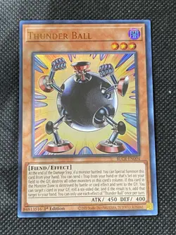 YuGiOh! - Thunder Ball BLCR-EN004 Ultra Rare 1st Edition Near Mint - Image 1