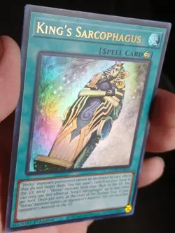 YUGIOH- King's Sarcophagus - AGOV-EN058 - Ultra Rare - 1st Edition - Image 3