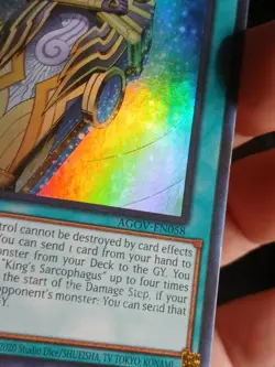 YUGIOH- King's Sarcophagus - AGOV-EN058 - Ultra Rare - 1st Edition - Image 4