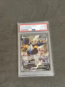 Empoleon v Alternate Full Art Holo Card 146/163 Swsh05: Battle Styles PSA 10 - Image 1