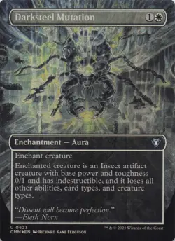 Darksteel Mutation (Borderless) Commander Masters Foil Uncommon #623 NM MTG - Image 1