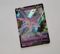 Pokemon Espeon V 064/203 Holo Evolving Skies Ultra Rare Full Art TCG 2021 Card - Image 1