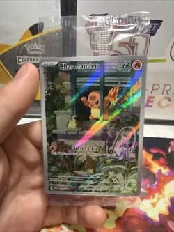 Pokemon TCG Charmander 044 Obsidian Flames Promo Card Sealed, Near Mint - Image 1