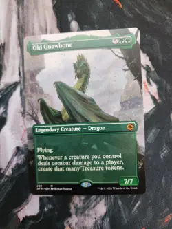 Old Gnawbone (Borderless) - Near Mint MTG Adventures in the Forgotten Realms - Image 1