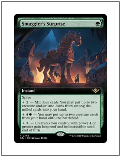 1x Smuggler's Surprise, Extended Art, Magic MTG NM - Image 1