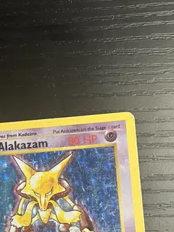 Pokemon TCG Alakazam 001/102 Base Set (Shadowless) Vintage Holo  WOTC 1999 HP - Image 4