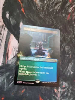 MTG Hedge Maze 326 Rare Foil Borderless Land Murders at Karlov Manor - Image 2