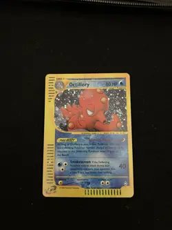 Pokemon 2002 Aquapolis Holo Rare Octillery #H20/H32 Swirl - Image 1