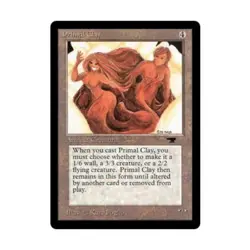 WOTC MtG Antiquities Primal Clay (U) Fair - Image 1