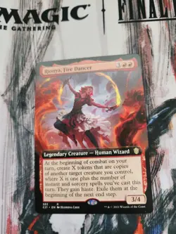 [1x] Rionya, Fire Dancer - Extended Art Near Mint, English Commander 2021 MTG Ma - Image 1