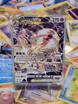 2023 Pokemon Crown Zenith Deoxys VSTAR GG46 Galarian Gallery Full Alt Art - Image 1