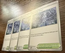 Jamming Tower 153/167 Sv06: Twilight Masquerade Non-holo Pokemon TCG Playset X4 - Image 2