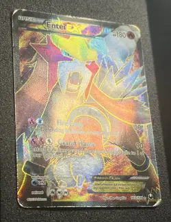 POKÃ‰MON CARD 2012 ENTEI EX FULL ART 103/108 BLACK & WHITE DARK EXPLORERS - Image 3