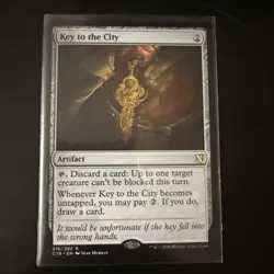 MTG Key to the City Commander 2019 216/302 Regular Rare - Image 1