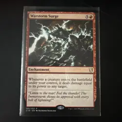 MTG. Warstorm Surge. Commander 2019. 155/302. Lp - Image 1
