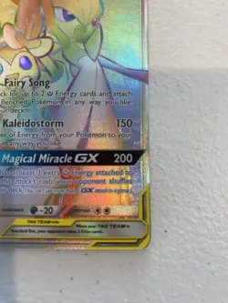 Gardevoir & Sylveon GX 225/214 Unbroken Bonds Rainbow 2019 Rare Pokemon - Image 5
