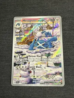 Pokemon Temporal Forces Metagross IR 178/162 Illustration Rare 2024 - Image 1