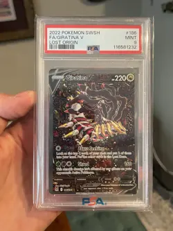 Pokemon Giratina V Lost Origin Full Alt Art #186 PSA 9 Mint - Image 1