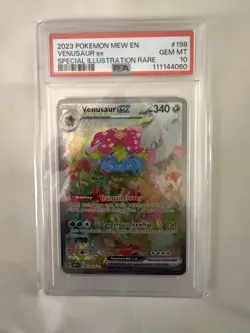 PSA 10 GEM MINT Venusaur ex 198/165 Sv: Scarlet & Violet 151 SIR Pokemon - Image 5