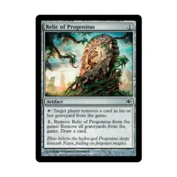 WOTC MtG Shards of Alara Relic of Progenitus (C) (Foil) EX - Image 1