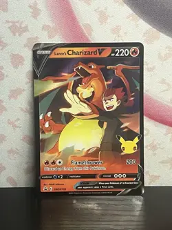 Pokemon TCG Lance's Charizard V SWSH133 Sword & Shield Promo Card 2021 NM - Image 1
