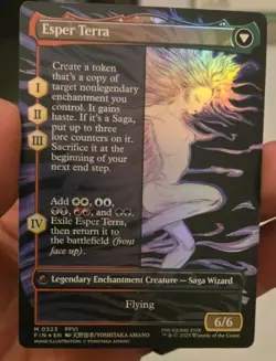 Terra Magical Adept Borderless Final Fantasy Foil Card 323 MTG - Image 2