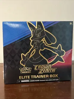 Pokemon TCG Crown Zenith Etb (minor damage to factory Seal) unopened  - Image 1
