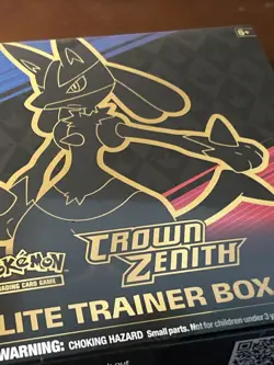 Pokemon TCG Crown Zenith Etb (minor damage to factory Seal) unopened  - Image 7