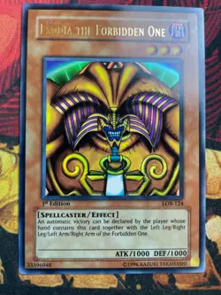 Exodia the Forbidden One 1st Edition LOB-124 Asian English Yugioh - Image 1