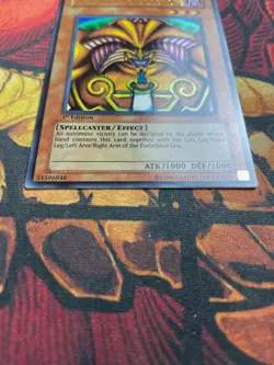 Exodia the Forbidden One 1st Edition LOB-124 Asian English Yugioh - Image 2