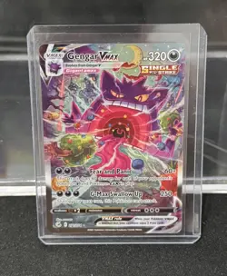 POKEMON TCG Gengar VMAX Fusion Strike Secret Rare Full Alt Art Collector Card - Image 2