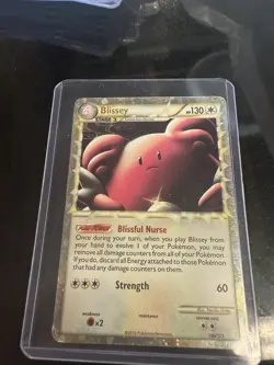 Pokemon TCG Blissey Prime HeartGold SoulSilver Card 106/123 Light Play Condition - Image 1